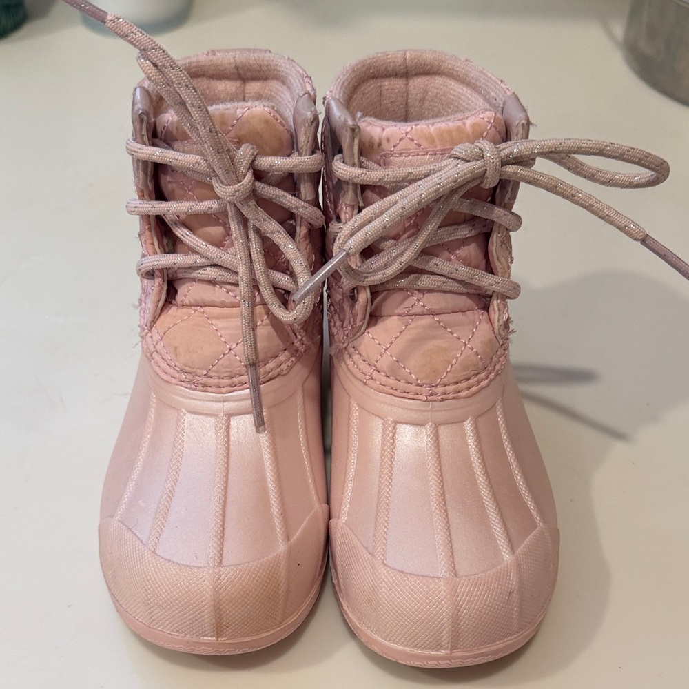 Pink Kids Snow Boots